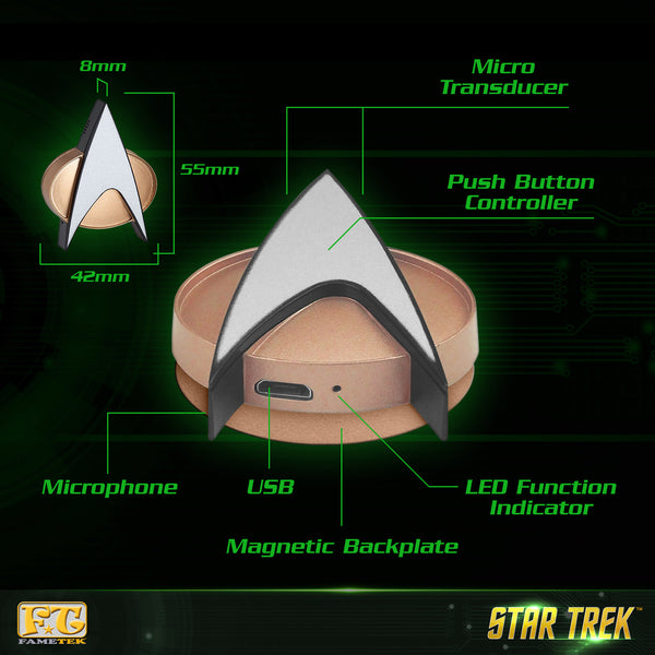 How to make Star Trek® Comm Badges 